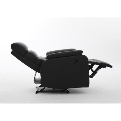 Πολυθρόνα Ανακλινόμενη ArteLibre TALITHA Μαύρο PU 79x97x101cm - Hippiehome.gr