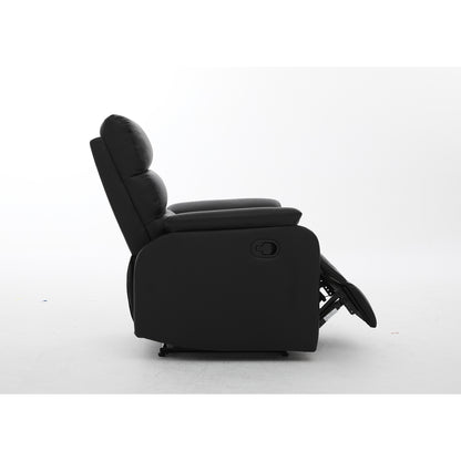 Πολυθρόνα Ανακλινόμενη ArteLibre TALITHA Μαύρο PU 79x97x101cm - Hippiehome.gr