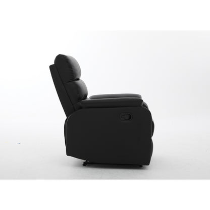 Πολυθρόνα Ανακλινόμενη ArteLibre TALITHA Μαύρο PU 79x97x101cm - Hippiehome.gr