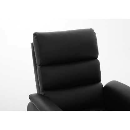 Πολυθρόνα Ανακλινόμενη ArteLibre TALITHA Μαύρο PU 79x97x101cm - Hippiehome.gr