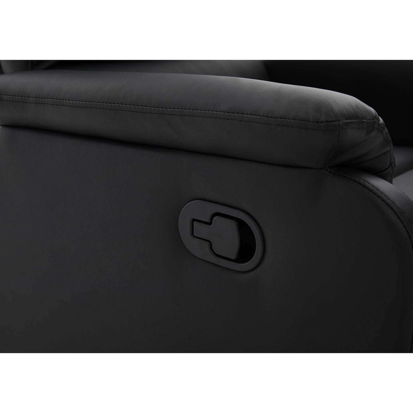 Πολυθρόνα Ανακλινόμενη ArteLibre TALITHA Μαύρο PU 79x97x101cm - Hippiehome.gr