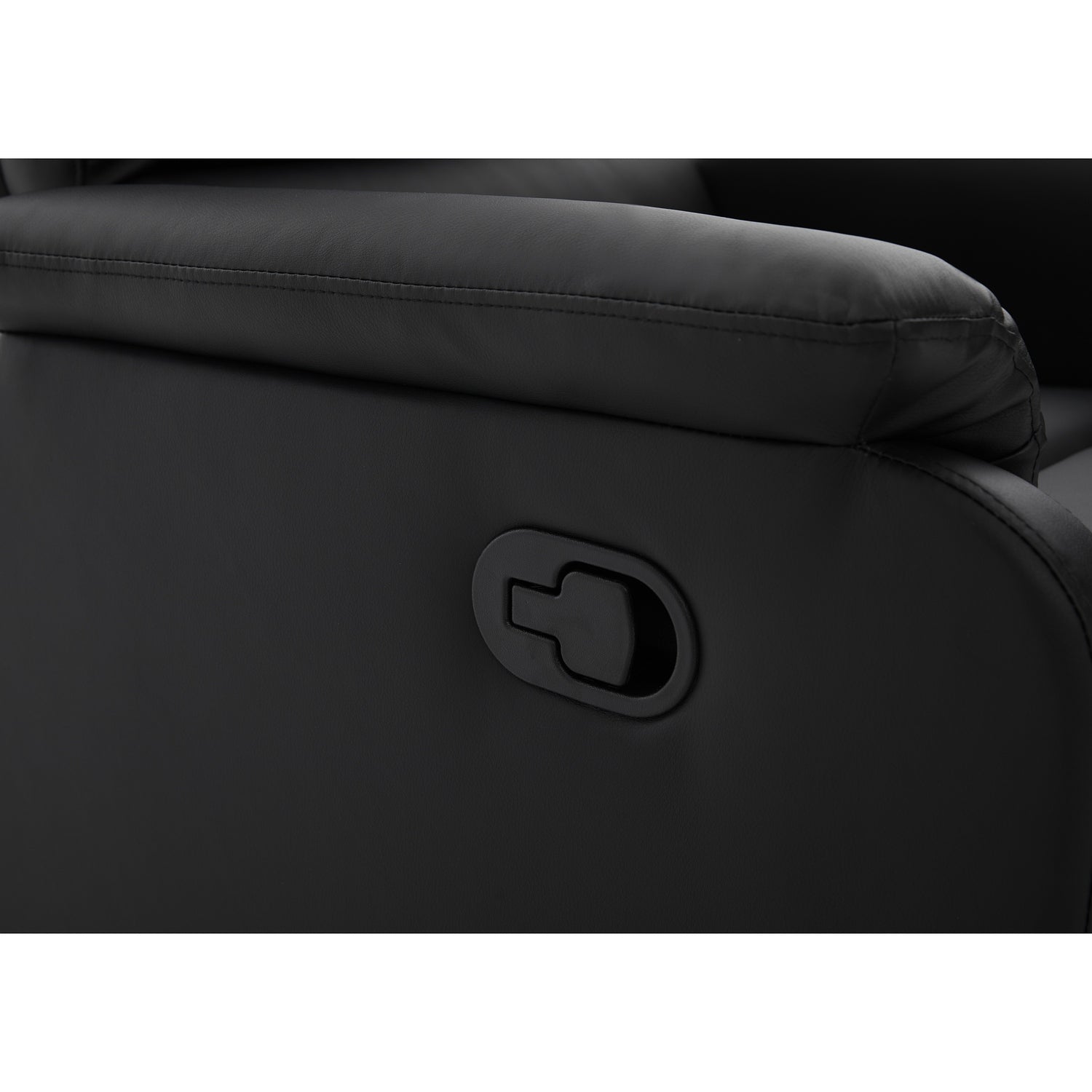 Πολυθρόνα Ανακλινόμενη ArteLibre TALITHA Μαύρο PU 79x97x101cm - Hippiehome.gr