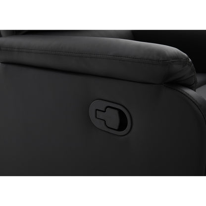 Πολυθρόνα Ανακλινόμενη ArteLibre TALITHA Μαύρο PU 79x97x101cm - Hippiehome.gr