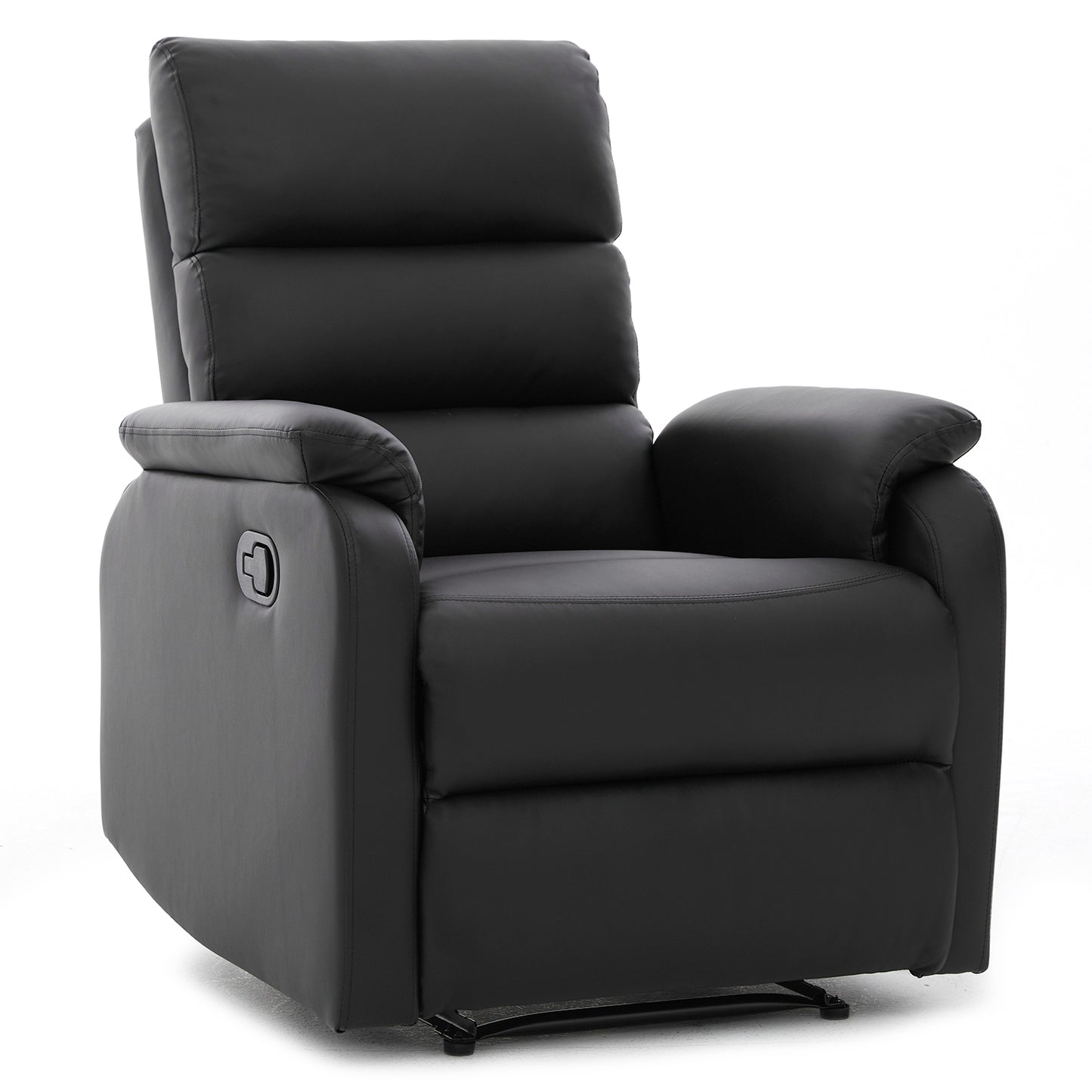 Πολυθρόνα Ανακλινόμενη ArteLibre TALITHA Μαύρο PU 79x97x101cm - Hippiehome.gr