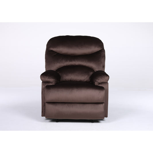 Πολυθρόνα Ανακλινόμενη ArteLibre NASHIRA Καφέ Βελούδο 88x90x99cm - Hippiehome.gr