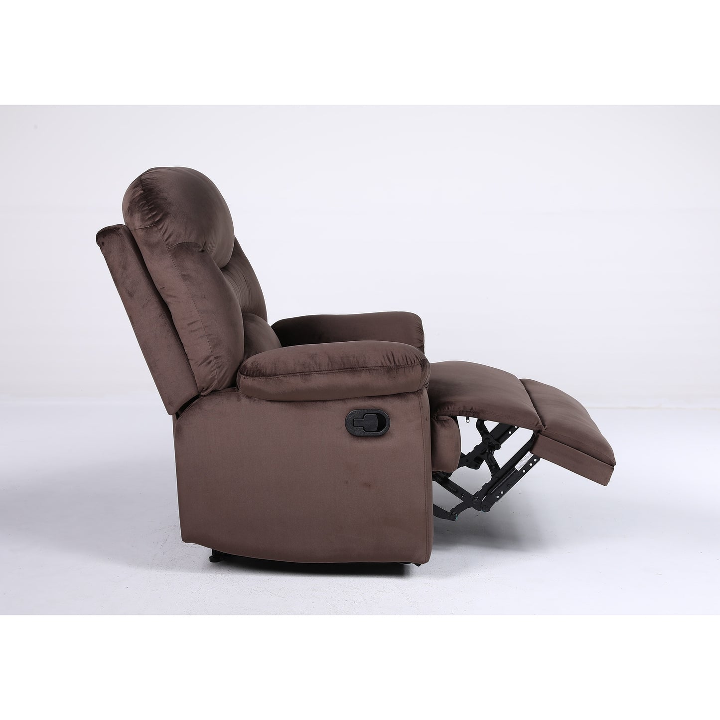 Πολυθρόνα Ανακλινόμενη ArteLibre NASHIRA Καφέ Βελούδο 88x90x99cm - Hippiehome.gr