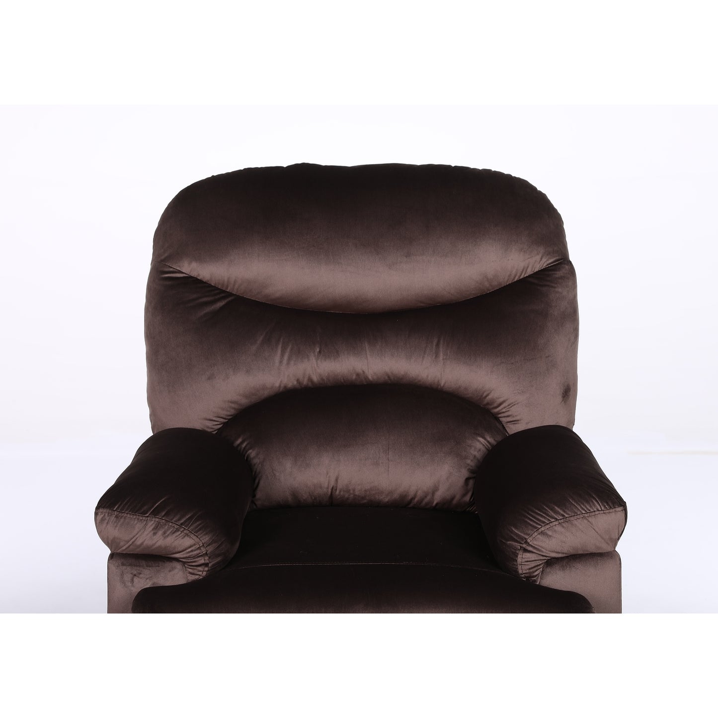 Πολυθρόνα Ανακλινόμενη ArteLibre NASHIRA Καφέ Βελούδο 88x90x99cm - Hippiehome.gr