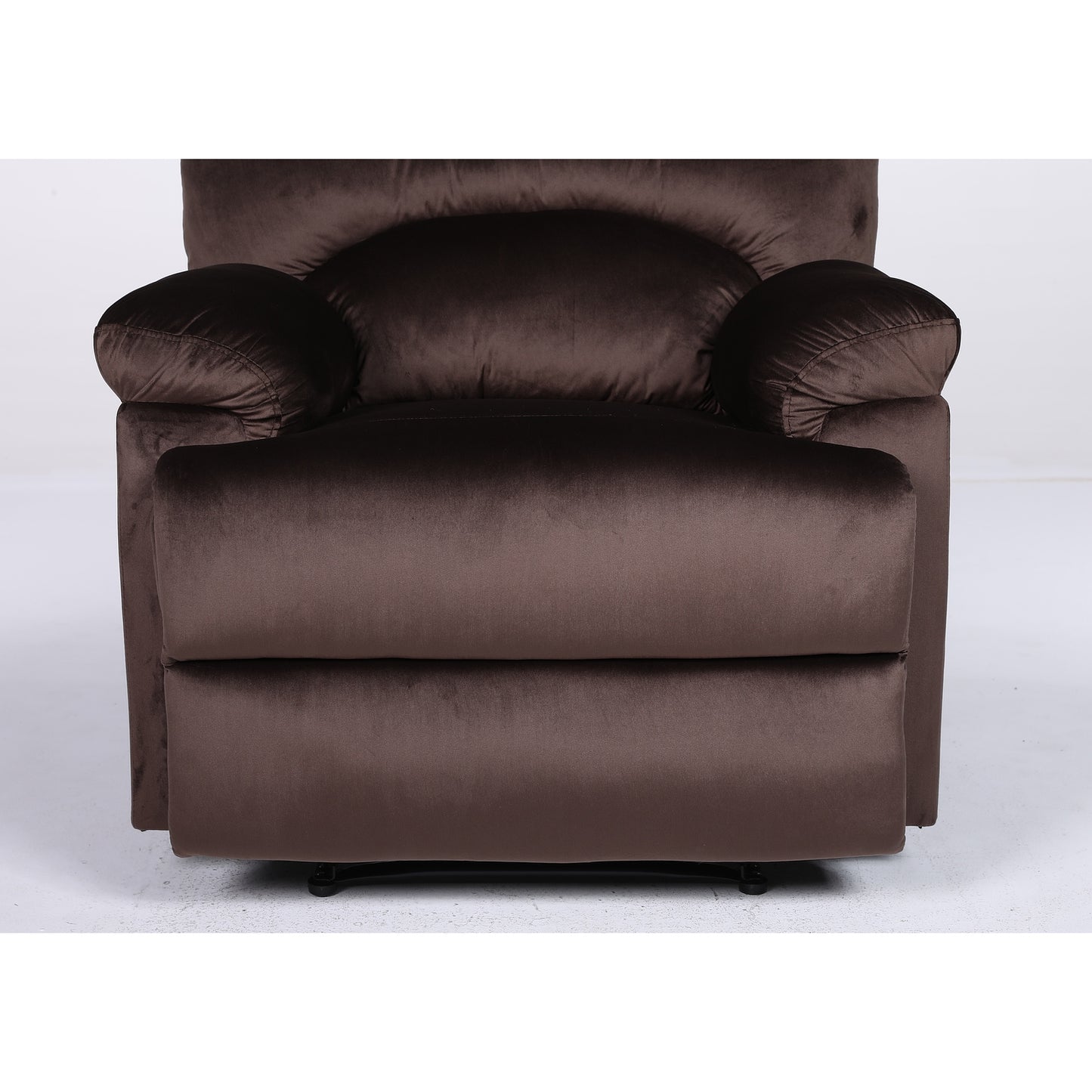 Πολυθρόνα Ανακλινόμενη ArteLibre NASHIRA Καφέ Βελούδο 88x90x99cm - Hippiehome.gr