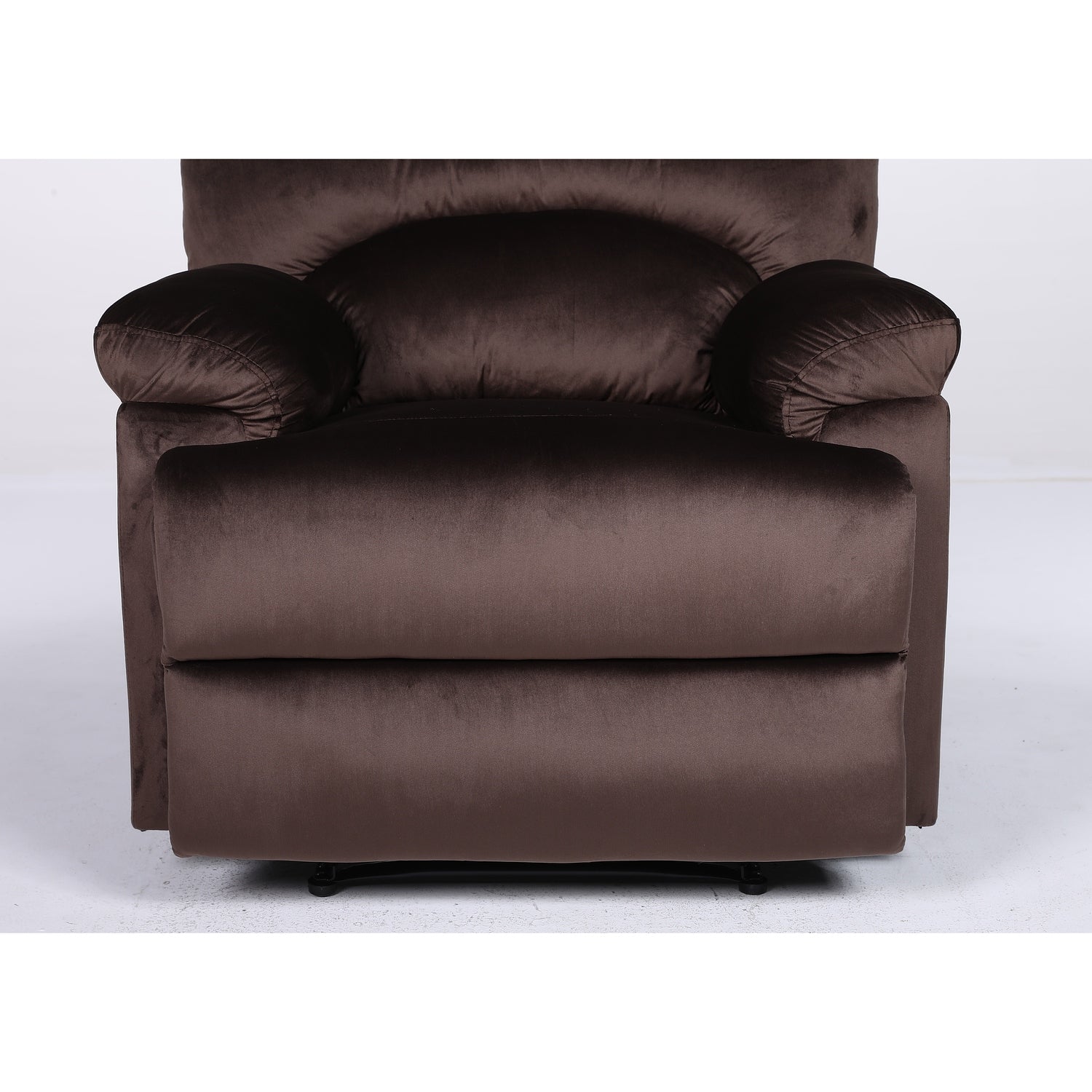 Πολυθρόνα Ανακλινόμενη ArteLibre NASHIRA Καφέ Βελούδο 88x90x99cm - Hippiehome.gr