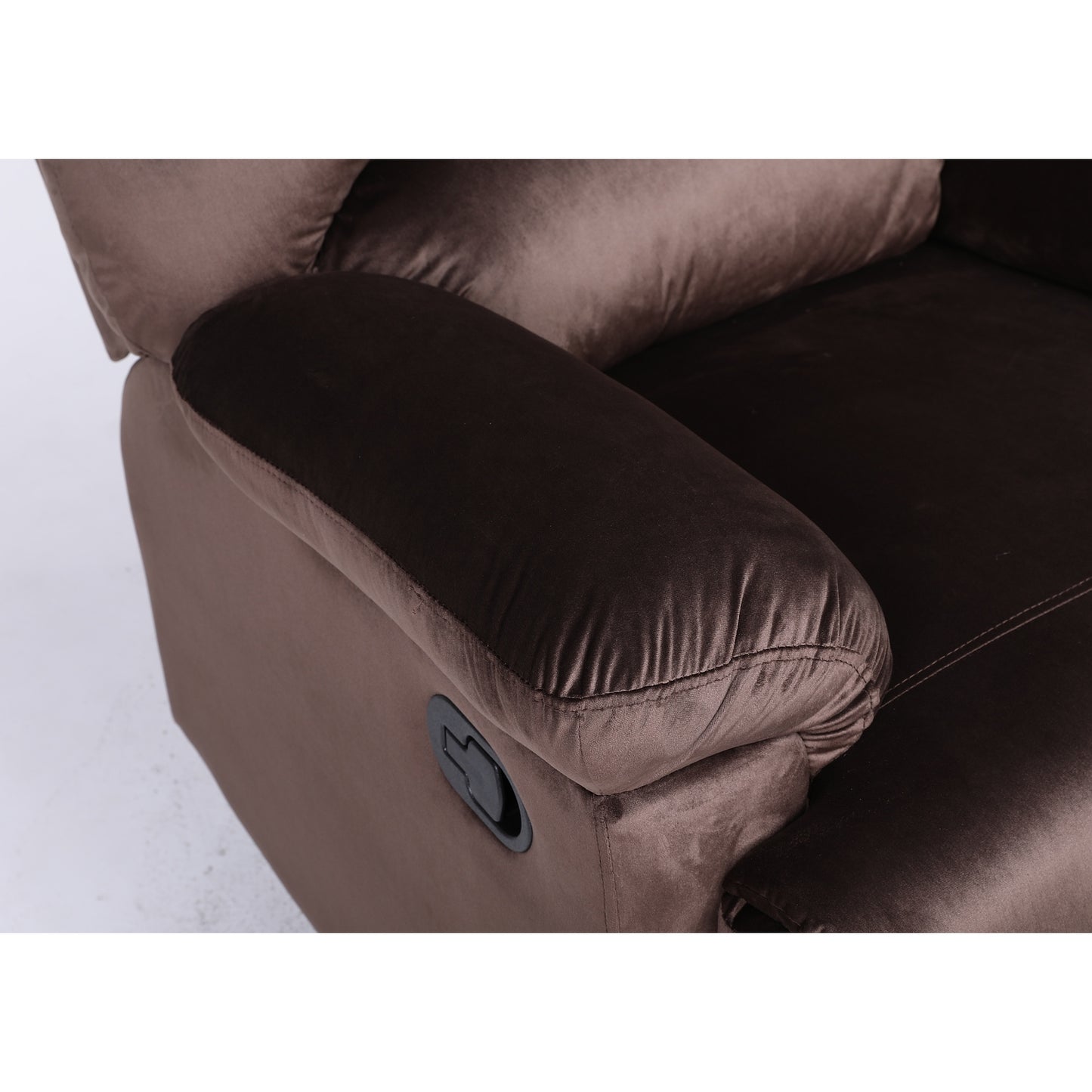 Πολυθρόνα Ανακλινόμενη ArteLibre NASHIRA Καφέ Βελούδο 88x90x99cm - Hippiehome.gr