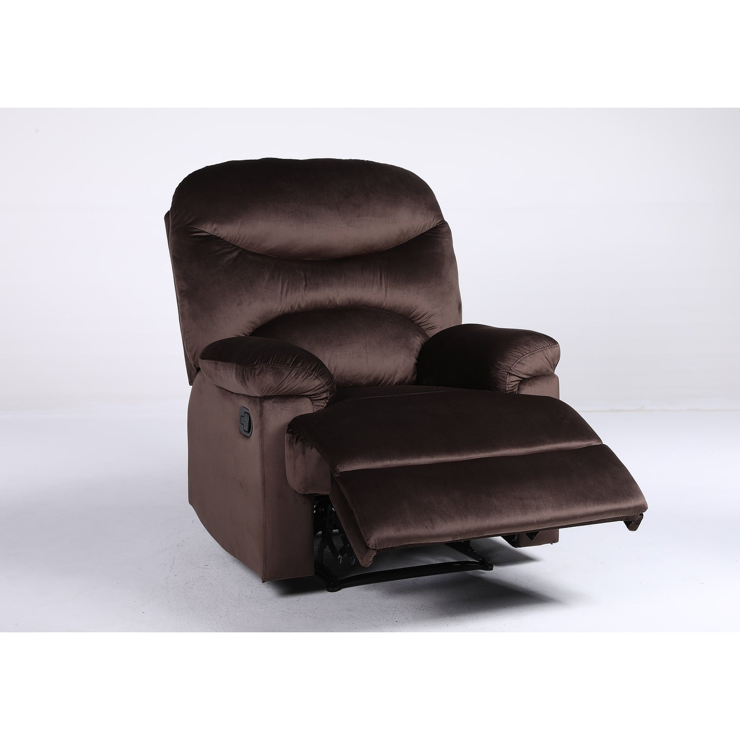 Πολυθρόνα Ανακλινόμενη ArteLibre NASHIRA Καφέ Βελούδο 88x90x99cm - Hippiehome.gr