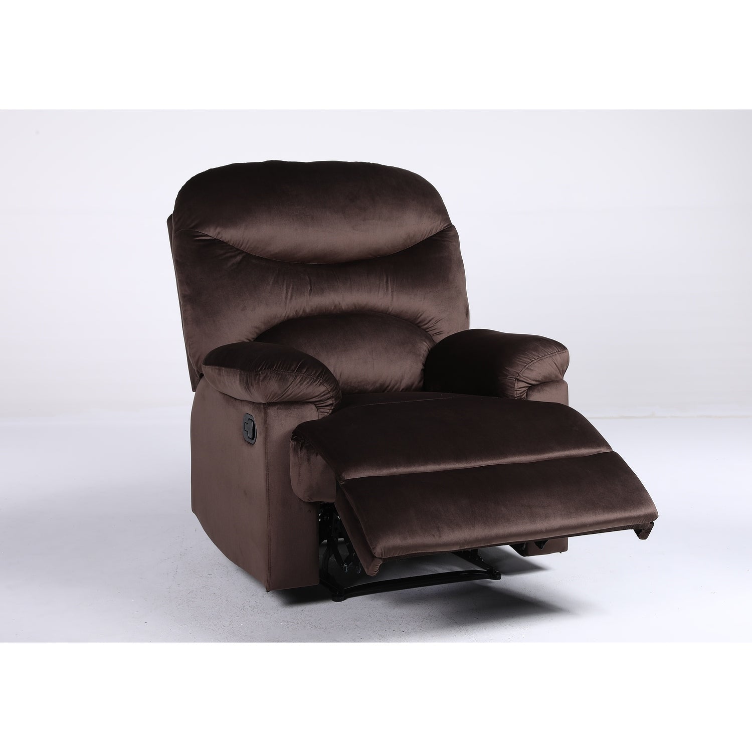 Πολυθρόνα Ανακλινόμενη ArteLibre NASHIRA Καφέ Βελούδο 88x90x99cm - Hippiehome.gr
