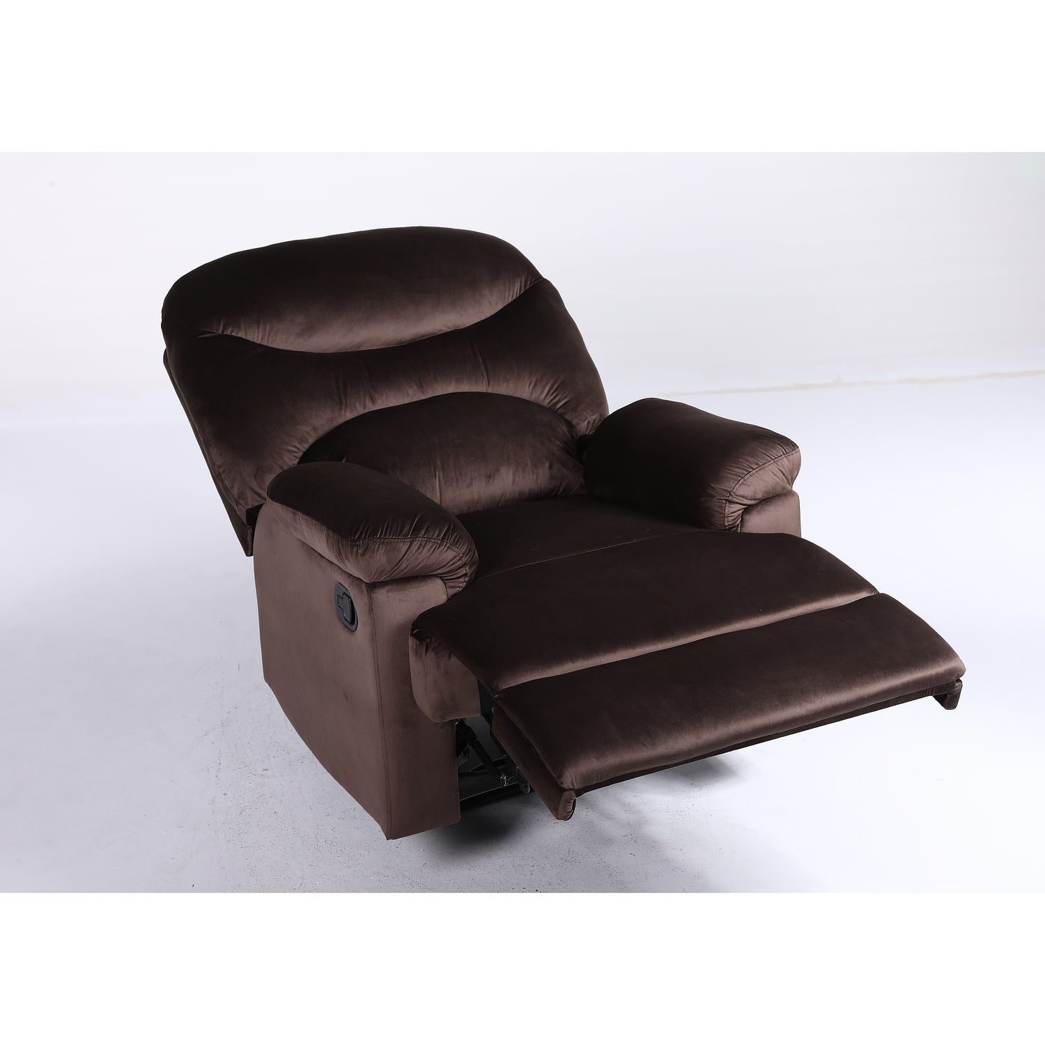 Πολυθρόνα Ανακλινόμενη ArteLibre NASHIRA Καφέ Βελούδο 88x90x99cm - Hippiehome.gr