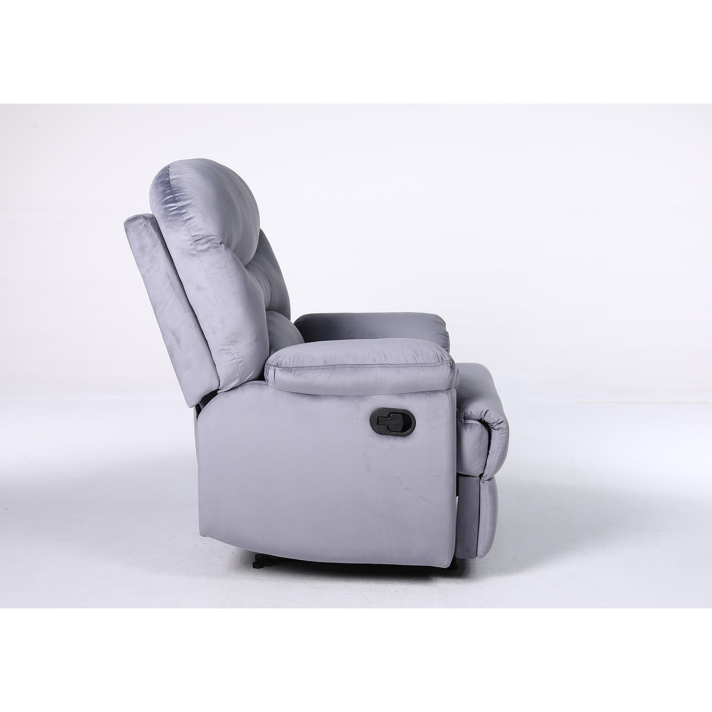 Πολυθρόνα Ανακλινόμενη ArteLibre NASHIRA Γκρι Βελούδο 88x90x99cm - Hippiehome.gr