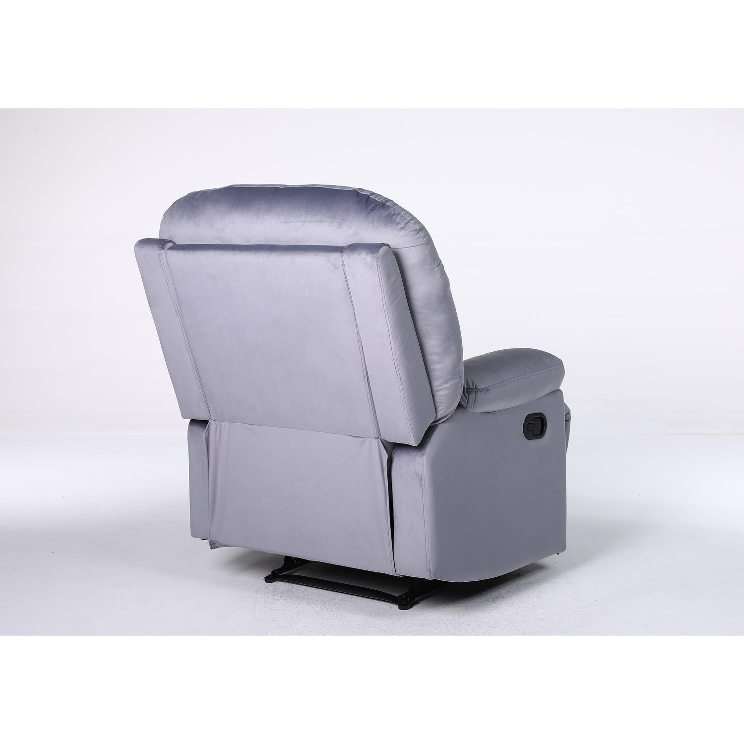 Πολυθρόνα Ανακλινόμενη ArteLibre NASHIRA Γκρι Βελούδο 88x90x99cm - Hippiehome.gr