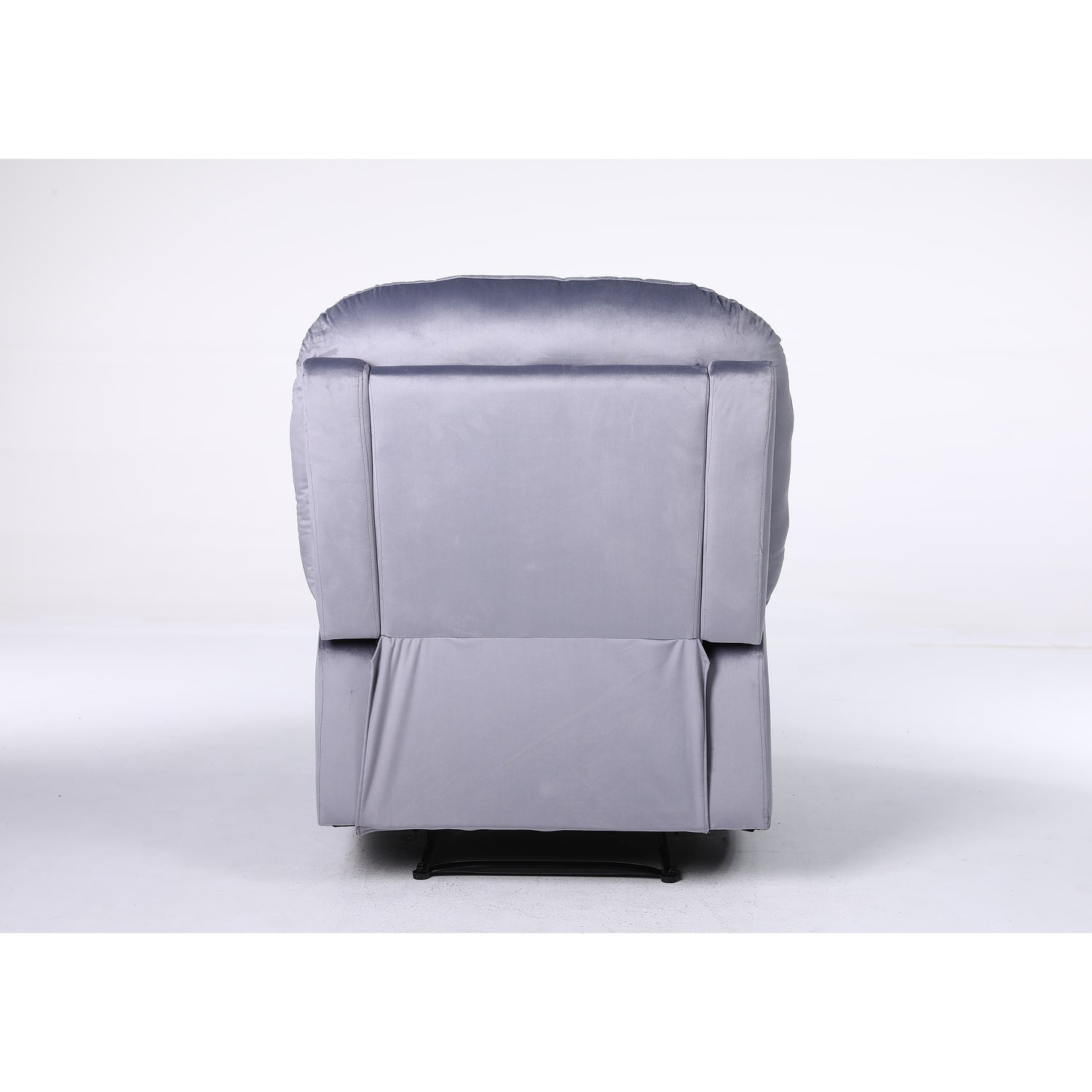 Πολυθρόνα Ανακλινόμενη ArteLibre NASHIRA Γκρι Βελούδο 88x90x99cm - Hippiehome.gr