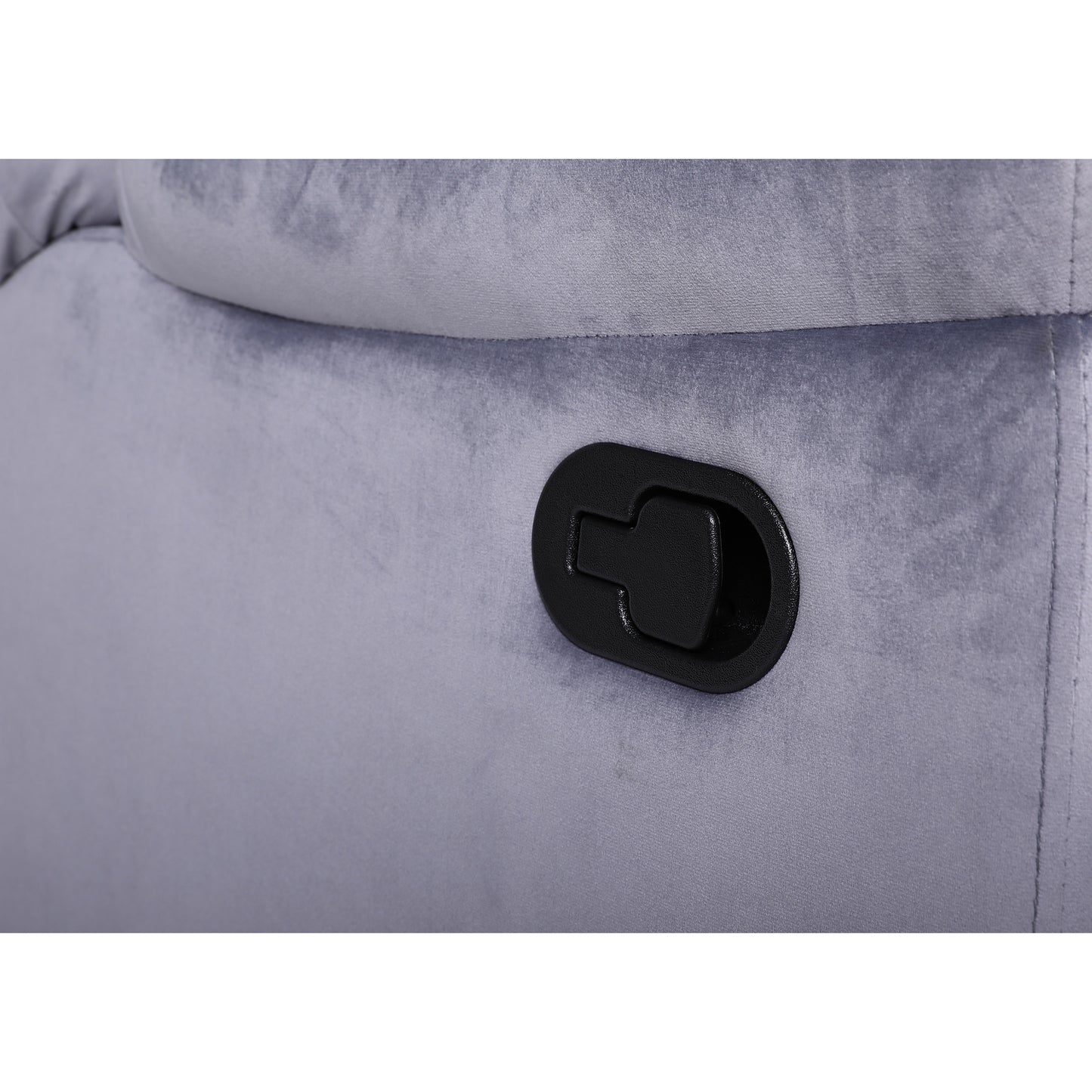 Πολυθρόνα Ανακλινόμενη ArteLibre NASHIRA Γκρι Βελούδο 88x90x99cm - Hippiehome.gr