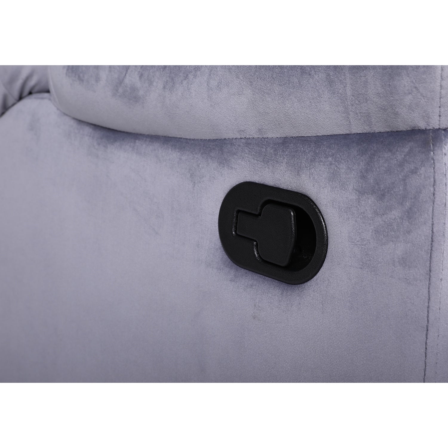 Πολυθρόνα Ανακλινόμενη ArteLibre NASHIRA Γκρι Βελούδο 88x90x99cm - Hippiehome.gr