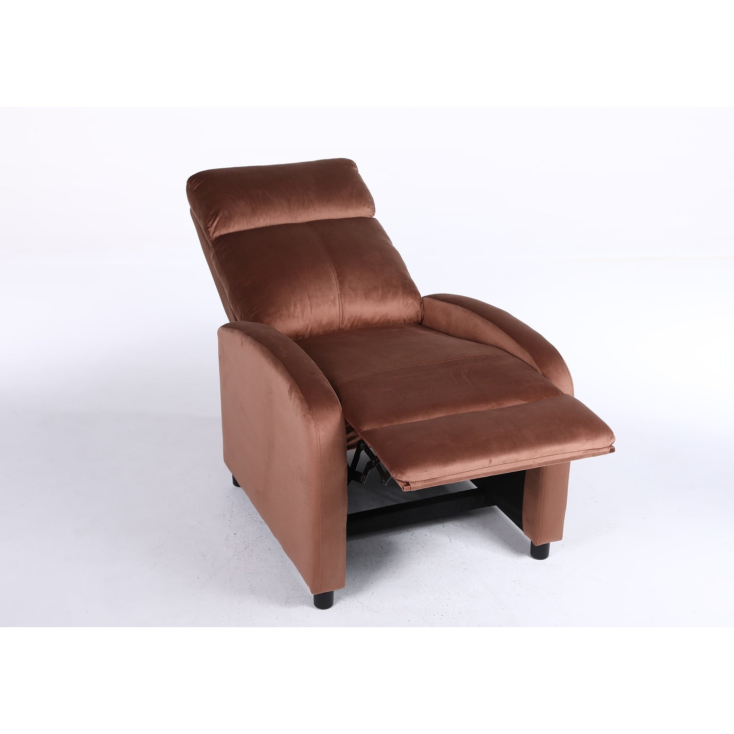 Πολυθρόνα Ανακλινόμενη ArteLibre TUREIS Καφέ Βελούδο 68x86x99cm - Hippiehome.gr