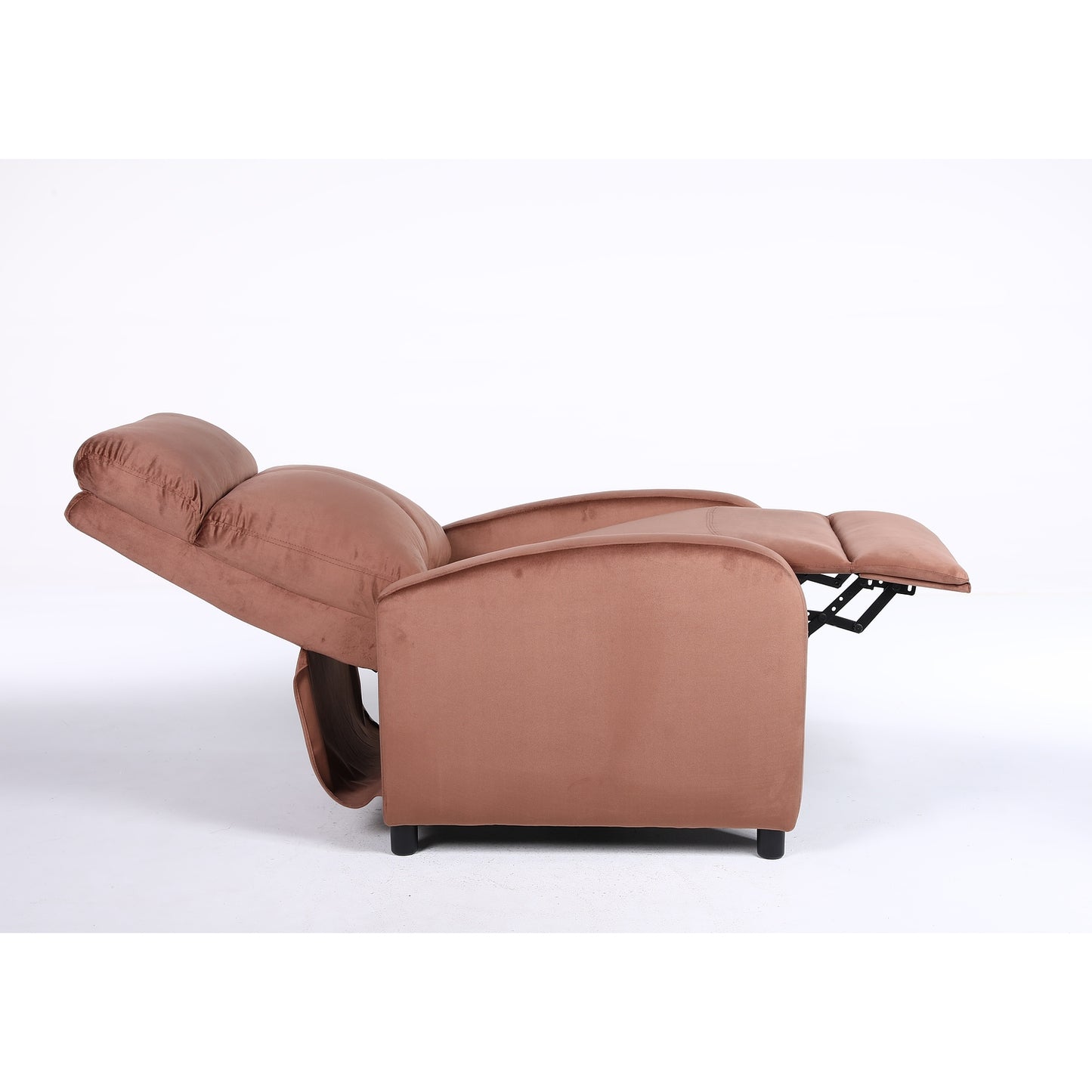 Πολυθρόνα Ανακλινόμενη ArteLibre TUREIS Καφέ Βελούδο 68x86x99cm - Hippiehome.gr