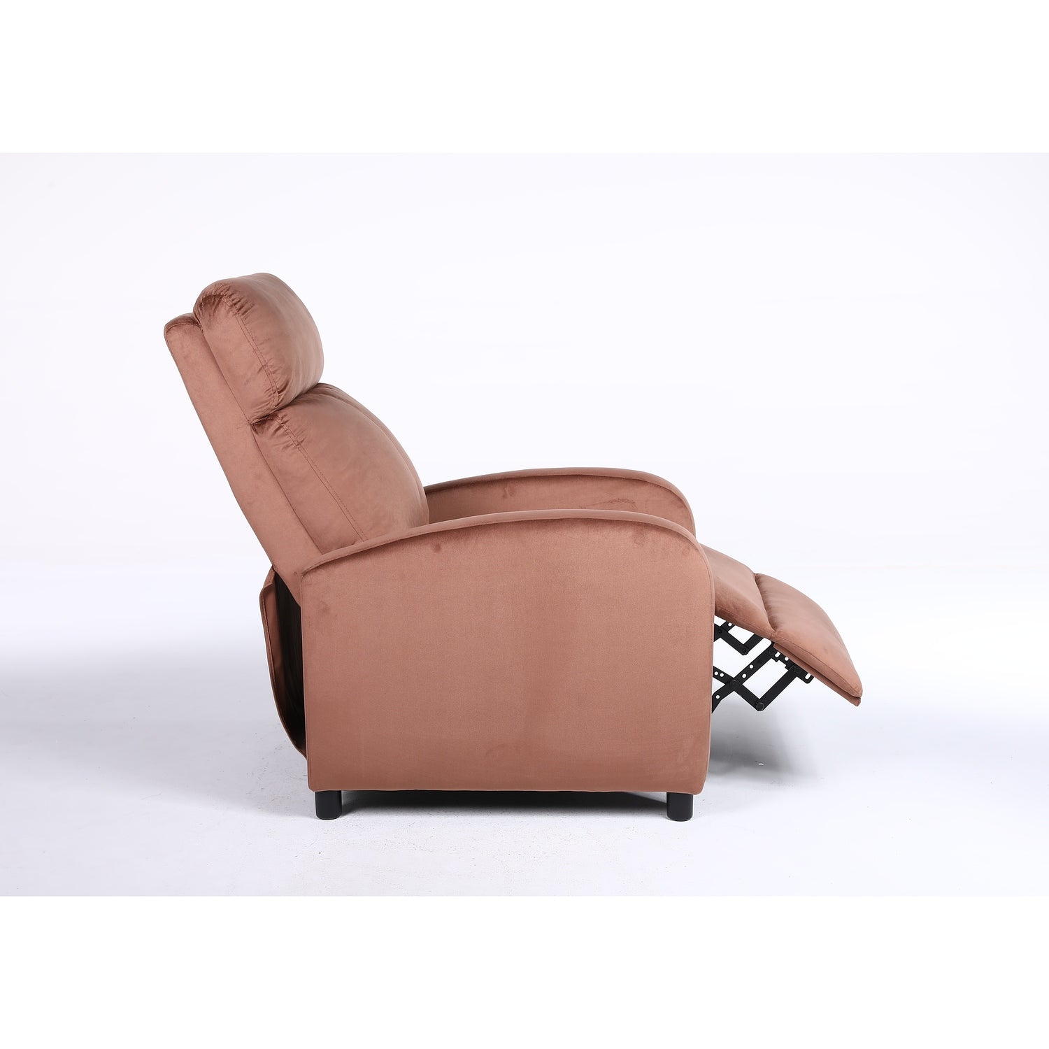 Πολυθρόνα Ανακλινόμενη ArteLibre TUREIS Καφέ Βελούδο 68x86x99cm - Hippiehome.gr