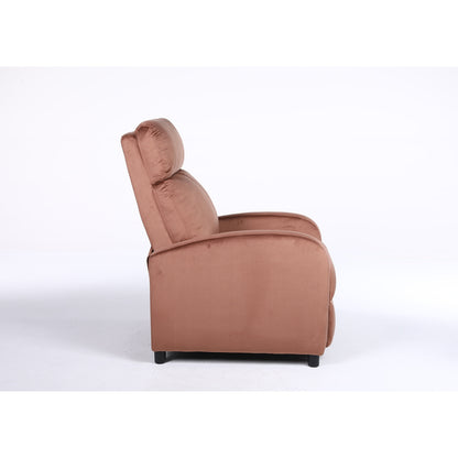 Πολυθρόνα Ανακλινόμενη ArteLibre TUREIS Καφέ Βελούδο 68x86x99cm - Hippiehome.gr