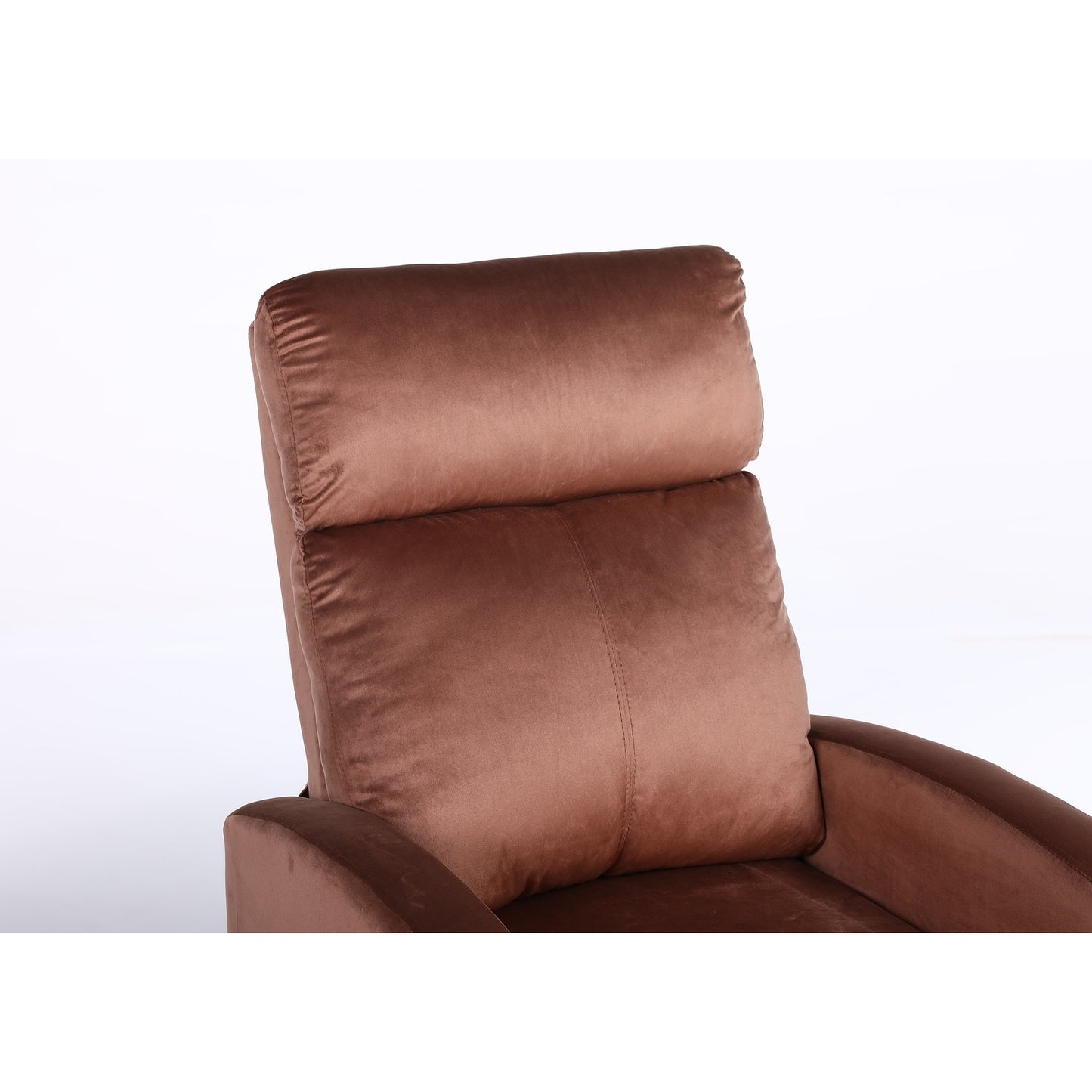 Πολυθρόνα Ανακλινόμενη ArteLibre TUREIS Καφέ Βελούδο 68x86x99cm - Hippiehome.gr