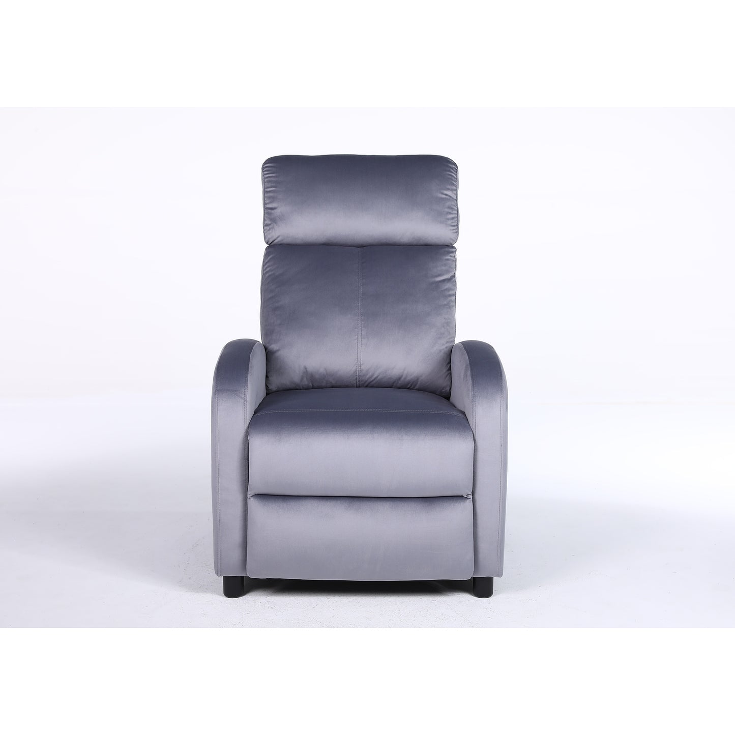 Πολυθρόνα Ανακλινόμενη ArteLibre TUREIS Γκρι Βελούδο 68x86x99cm - Hippiehome.gr