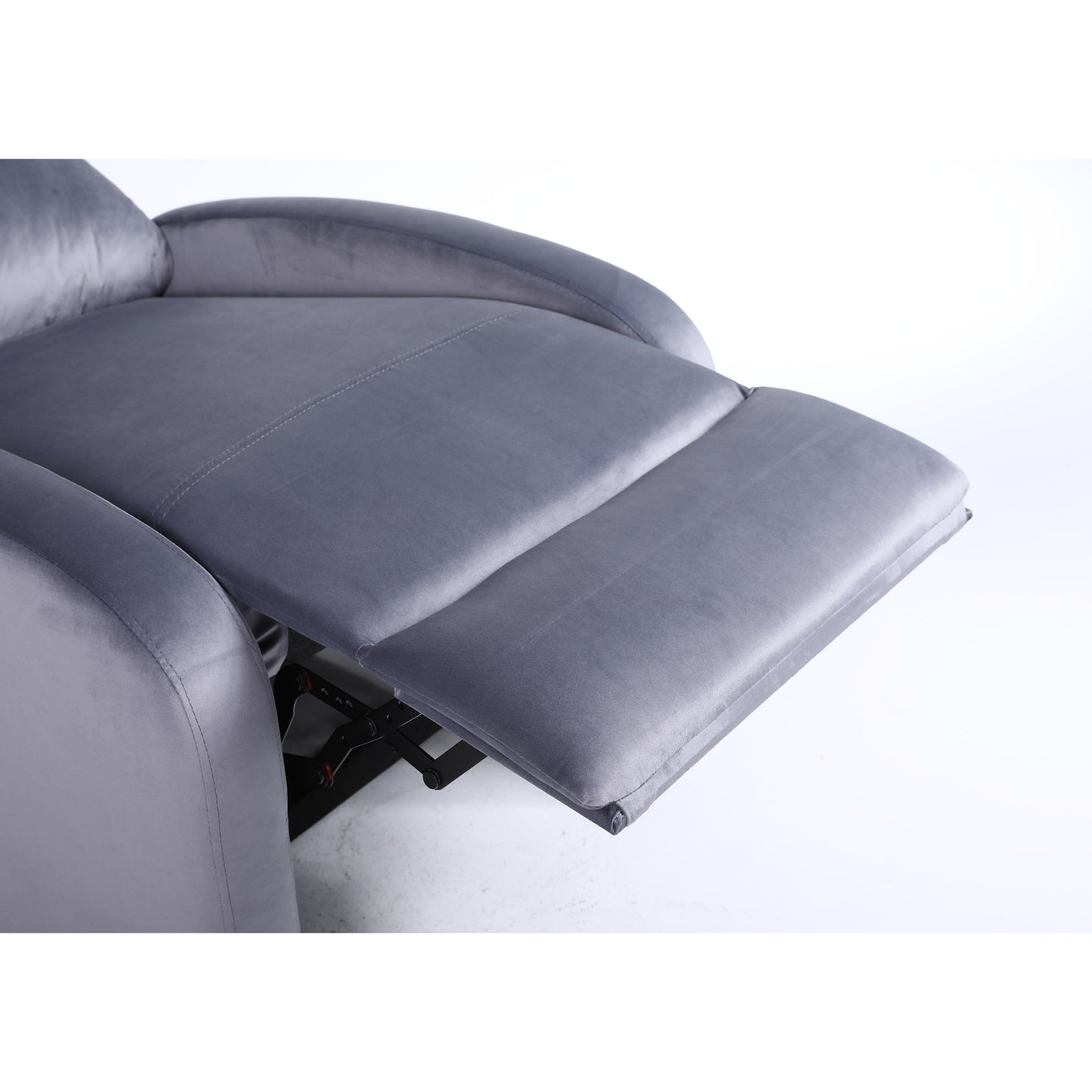 Πολυθρόνα Ανακλινόμενη ArteLibre TUREIS Γκρι Βελούδο 68x86x99cm - Hippiehome.gr