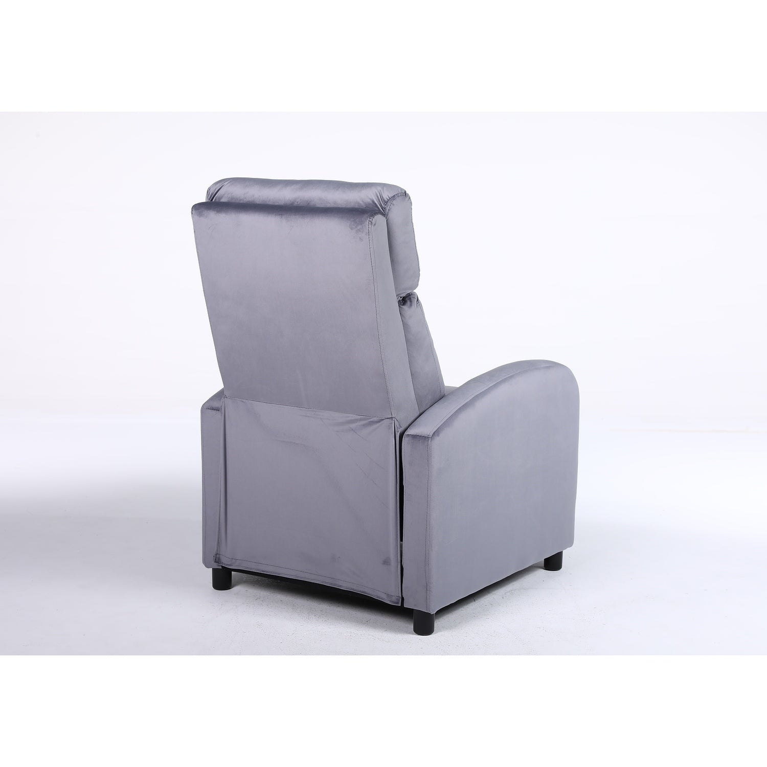 Πολυθρόνα Ανακλινόμενη ArteLibre TUREIS Γκρι Βελούδο 68x86x99cm - Hippiehome.gr