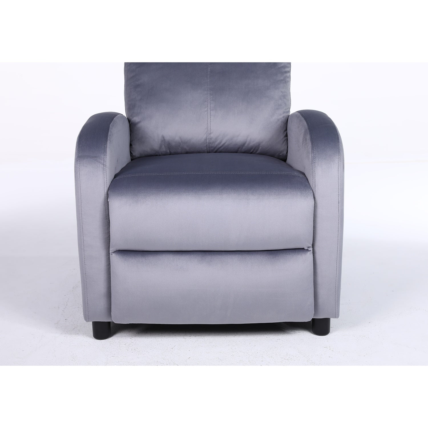 Πολυθρόνα Ανακλινόμενη ArteLibre TUREIS Γκρι Βελούδο 68x86x99cm - Hippiehome.gr