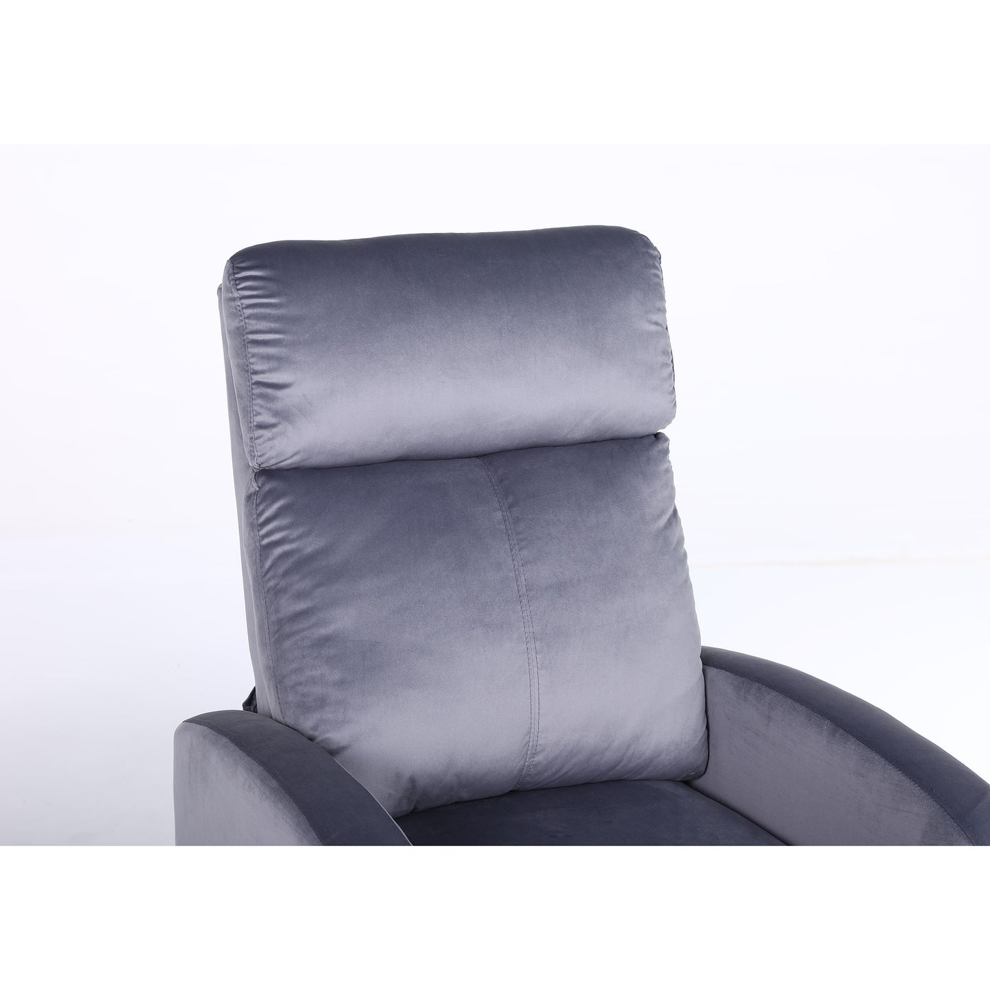 Πολυθρόνα Ανακλινόμενη ArteLibre TUREIS Γκρι Βελούδο 68x86x99cm - Hippiehome.gr
