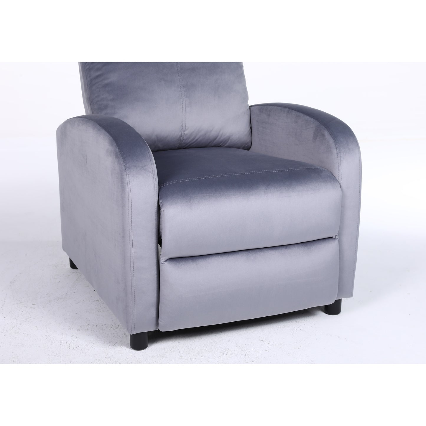 Πολυθρόνα Ανακλινόμενη ArteLibre TUREIS Γκρι Βελούδο 68x86x99cm - Hippiehome.gr