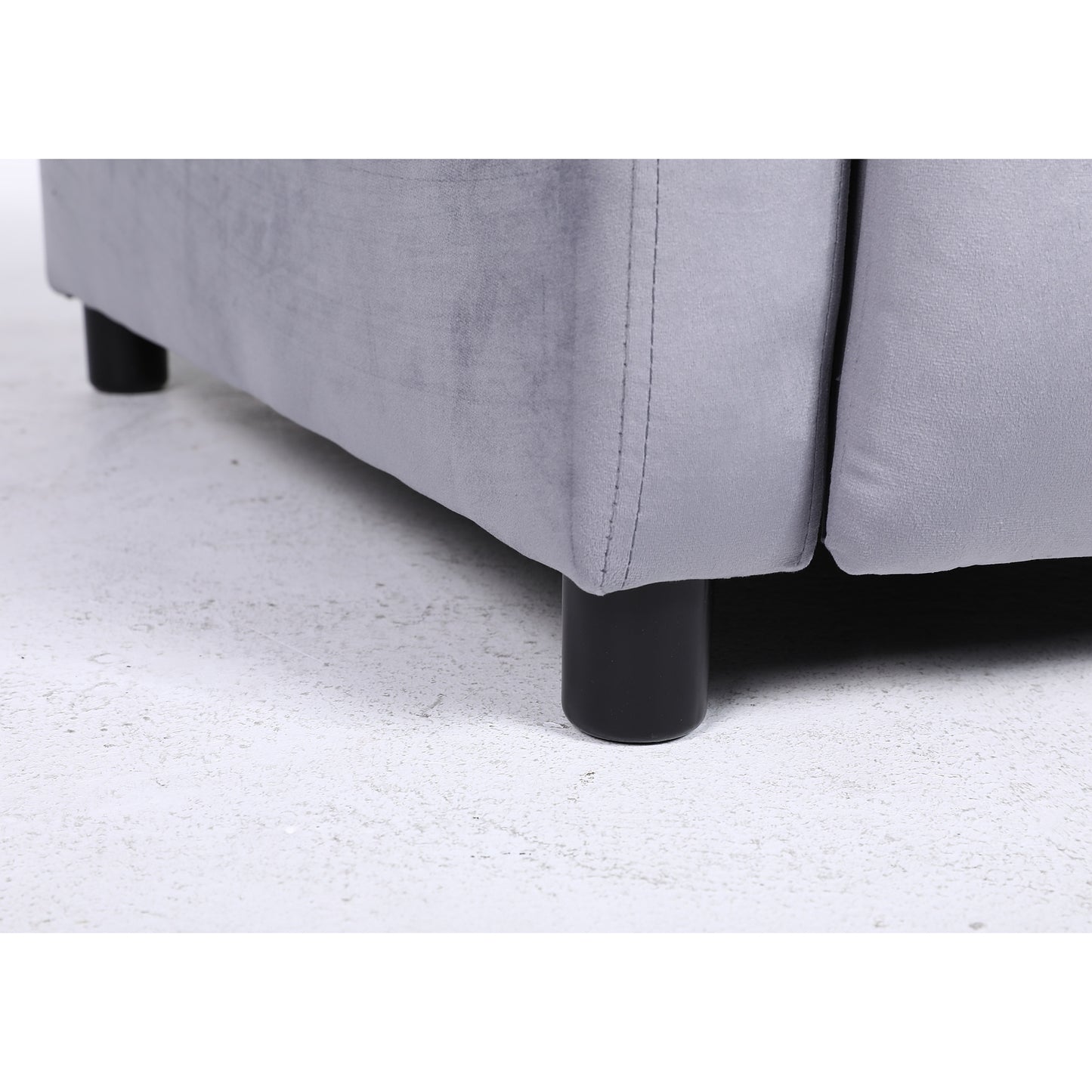 Πολυθρόνα Ανακλινόμενη ArteLibre TUREIS Γκρι Βελούδο 68x86x99cm - Hippiehome.gr