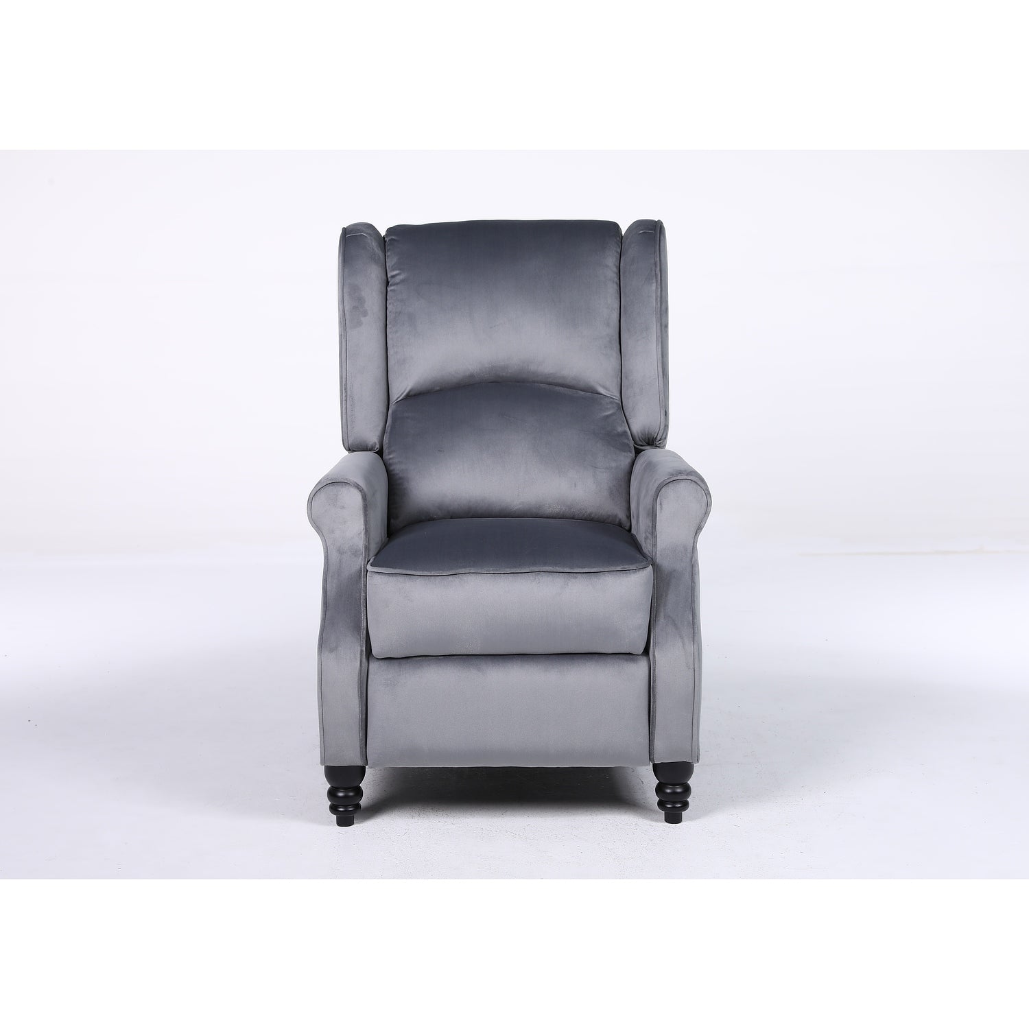 Πολυθρόνα Ανακλινόμενη ArteLibre MARKEB Γκρι Βελούδο 72x84x97cm - Hippiehome.gr