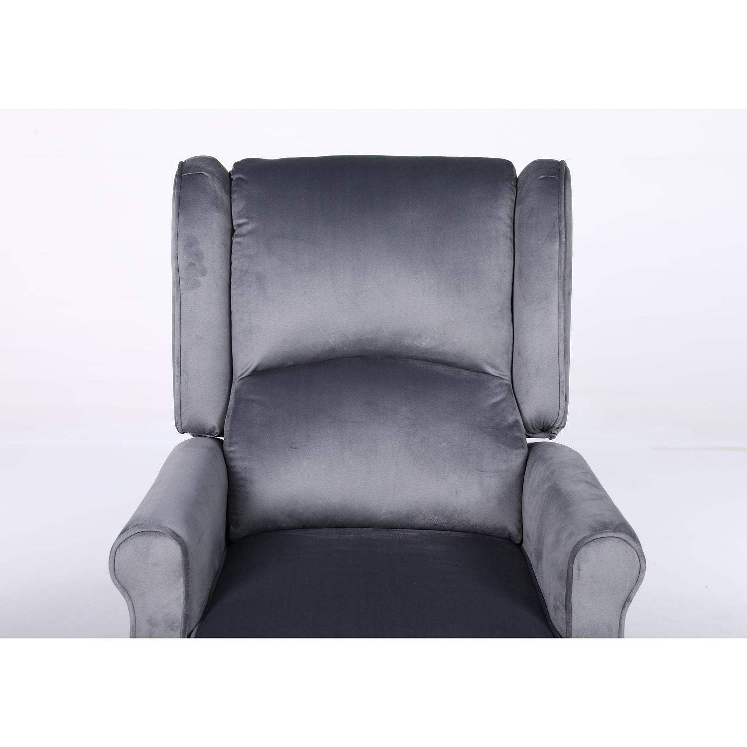 Πολυθρόνα Ανακλινόμενη ArteLibre MARKEB Γκρι Βελούδο 72x84x97cm - Hippiehome.gr