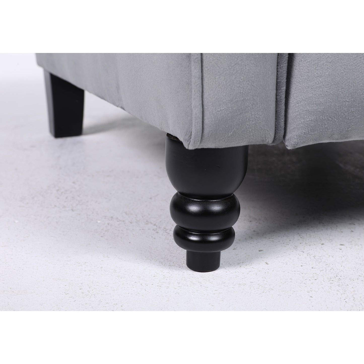 Πολυθρόνα Ανακλινόμενη ArteLibre MARKEB Γκρι Βελούδο 72x84x97cm - Hippiehome.gr