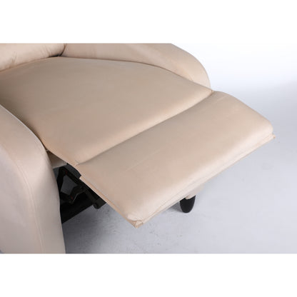 Πολυθρόνα Ανακλινόμενη ArteLibre ATRIA Εκρού Βελούδο 67.5x90x104cm - Hippiehome.gr