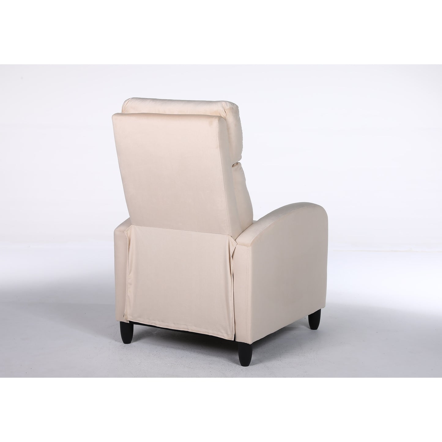 Πολυθρόνα Ανακλινόμενη ArteLibre ATRIA Εκρού Βελούδο 67.5x90x104cm - Hippiehome.gr