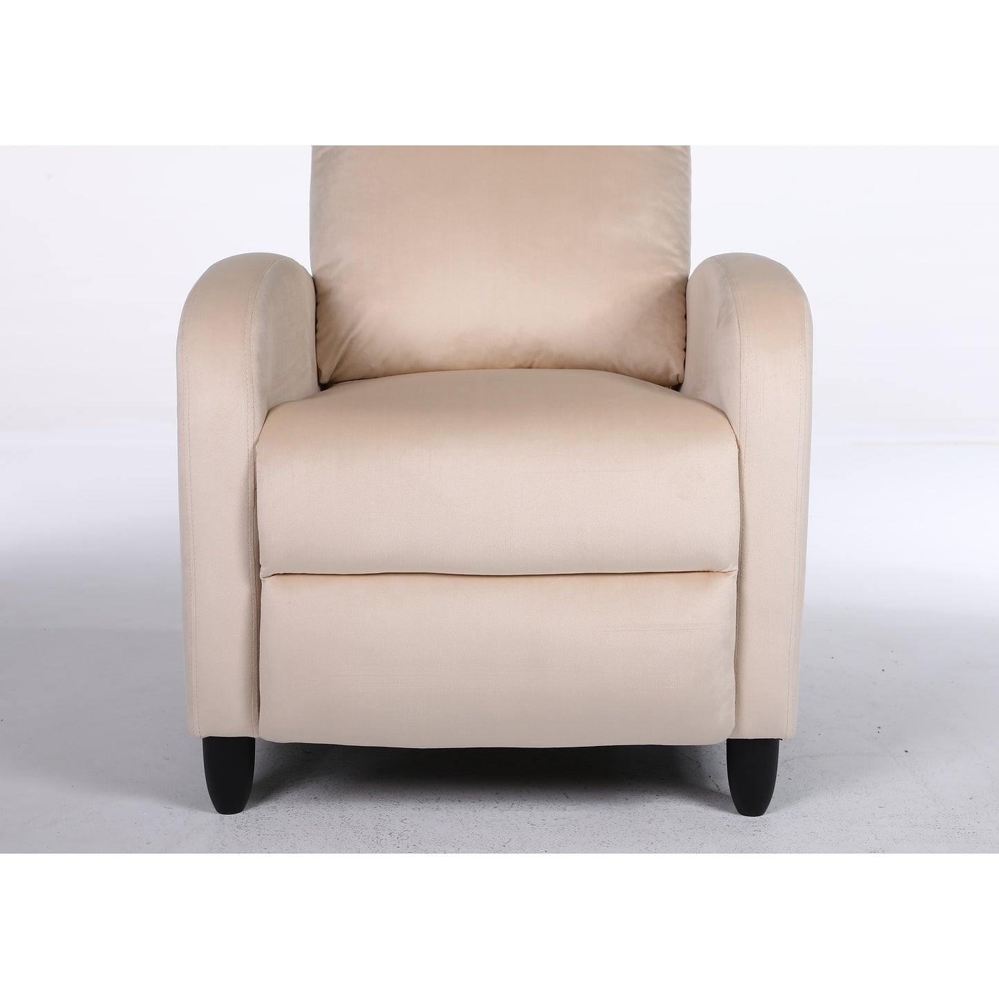 Πολυθρόνα Ανακλινόμενη ArteLibre ATRIA Εκρού Βελούδο 67.5x90x104cm - Hippiehome.gr