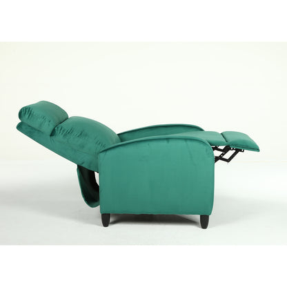 Πολυθρόνα Ανακλινόμενη ArteLibre ATRIA Πράσινο Βελούδο 67.5x90x104cm - Hippiehome.gr