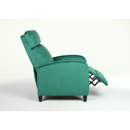 Πολυθρόνα Ανακλινόμενη ArteLibre ATRIA Πράσινο Βελούδο 67.5x90x104cm - Hippiehome.gr