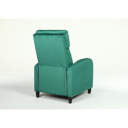 Πολυθρόνα Ανακλινόμενη ArteLibre ATRIA Πράσινο Βελούδο 67.5x90x104cm - Hippiehome.gr