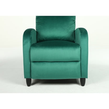 Πολυθρόνα Ανακλινόμενη ArteLibre ATRIA Πράσινο Βελούδο 67.5x90x104cm - Hippiehome.gr