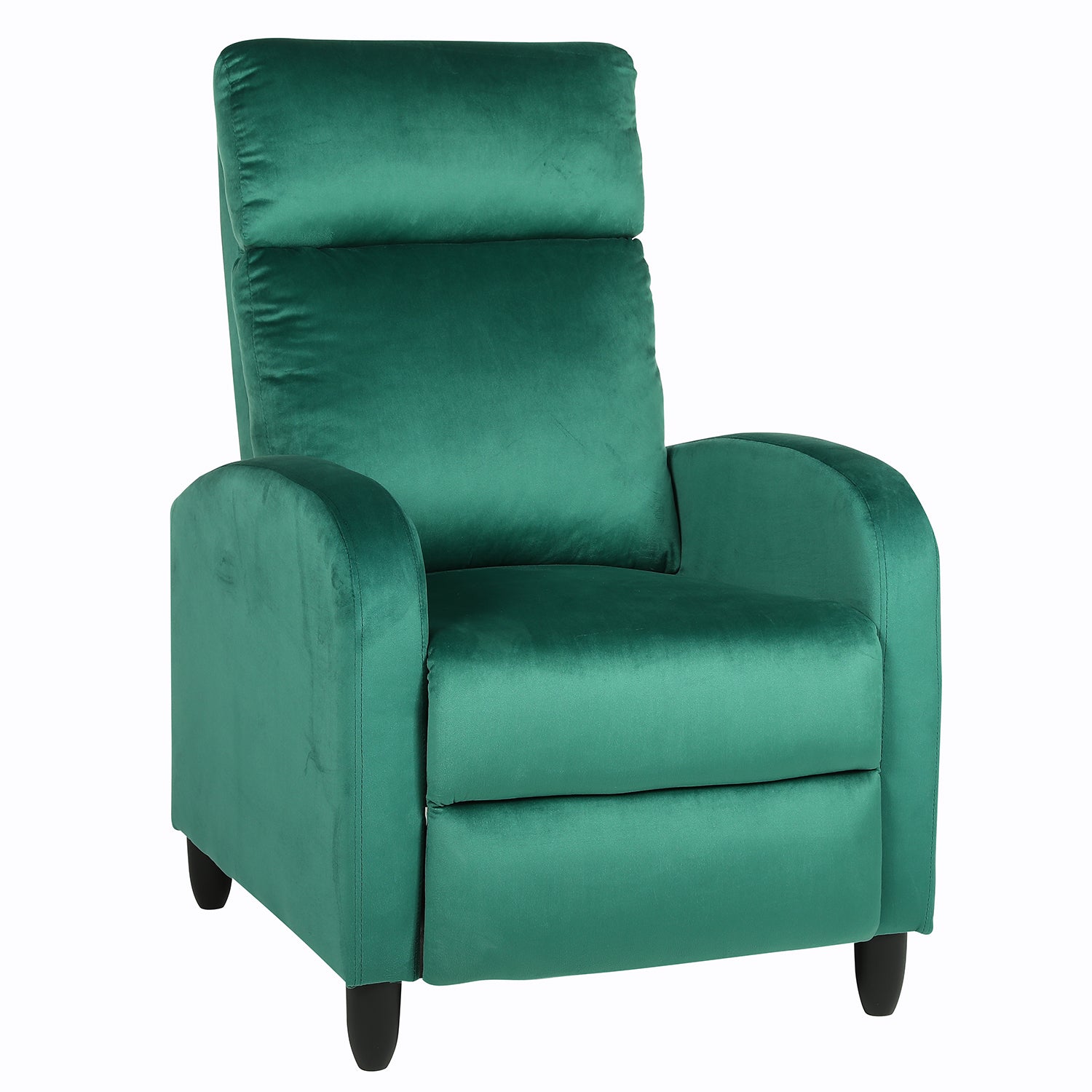 Πολυθρόνα Ανακλινόμενη ArteLibre ATRIA Πράσινο Βελούδο 67.5x90x104cm - Hippiehome.gr