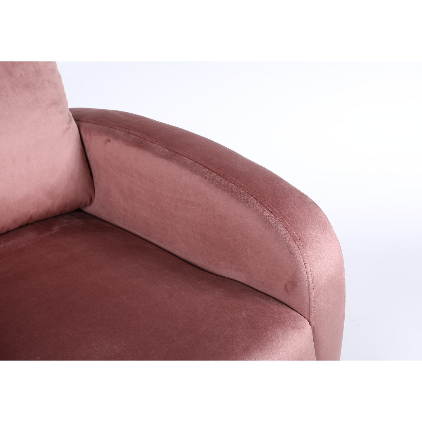 Πολυθρόνα Ανακλινόμενη ArteLibre ATRIA Σάπιο Μήλο Βελούδο 67.5x90x104cm - Hippiehome.gr