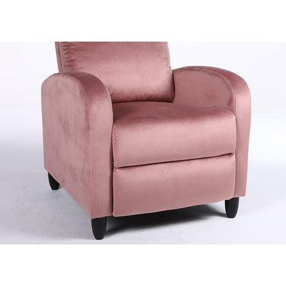 Πολυθρόνα Ανακλινόμενη ArteLibre ATRIA Σάπιο Μήλο Βελούδο 67.5x90x104cm - Hippiehome.gr