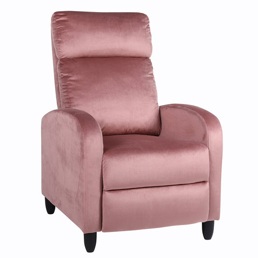Πολυθρόνα Ανακλινόμενη ArteLibre ATRIA Σάπιο Μήλο Βελούδο 67.5x90x104cm - Hippiehome.gr