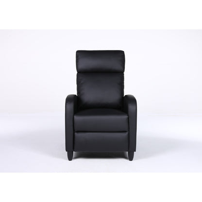 Πολυθρόνα Ανακλινόμενη ArteLibre ATRIA Μαύρο PU 67.5x90x104cm - Hippiehome.gr