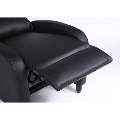 Πολυθρόνα Ανακλινόμενη ArteLibre ATRIA Μαύρο PU 67.5x90x104cm - Hippiehome.gr